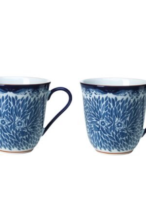 Rörstrand Ostindia Floris muki 30 cl 2 kpl Sininen