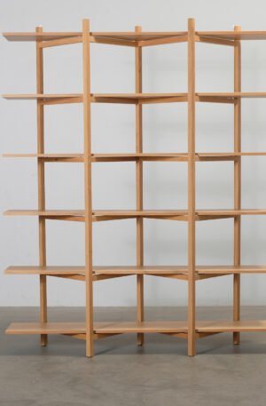 Hem Zig Zag High kirjahylly tammi