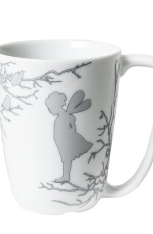 Wik & Walsøe Alv-muki 30 cl valkoinen-hopea