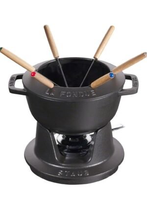 STAUB Staub fonduesetti, 1,65 l musta