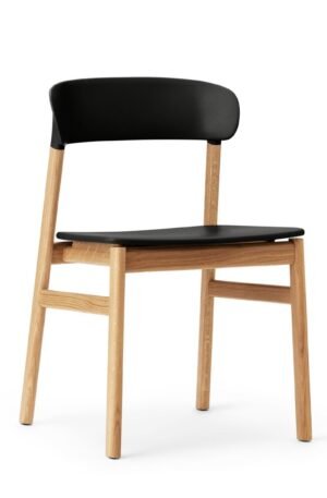 Normann Copenhagen Herit tuoli tammea Musta