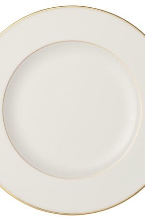 Villeroy & Boch Anmut Gold -lautanen, Ø 27 cm Valkoinen
