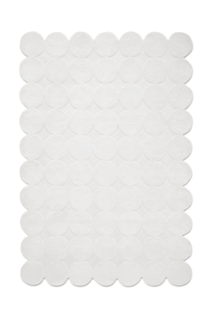 Classic Collection Dots matto 170 x 230 cm valkoinen