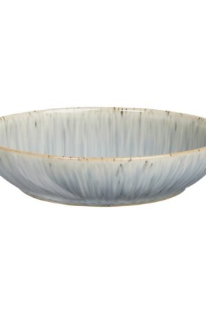 Denby Halo Speckle -pastakulho, 22 cm Harmaa-ruskea