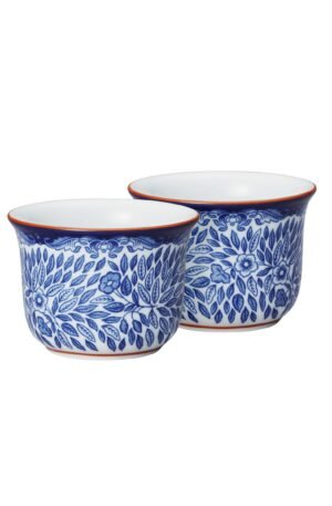 Rörstrand Ostindia Floris -munakuppi, 2-pakkaus Sininen-valkoinen