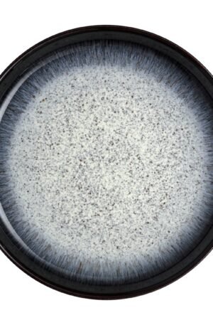 Denby Halo Coupe -lautanen 26 cm Sininen-harmaa-musta