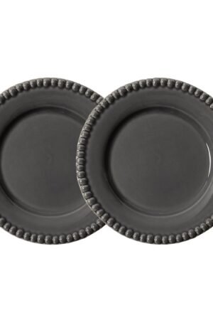 PotteryJo Daria jälkiruokalautanen Ø 22 cm, 2-pakkaus Clean grey