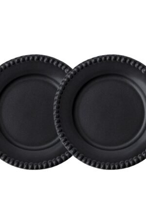 PotteryJo Daria jälkiruokalautanen Ø 22 cm, 2-pakkaus Ink black