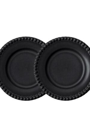 PotteryJo Daria leipälautanen Ø 18 cm, 2-pakkaus Ink black