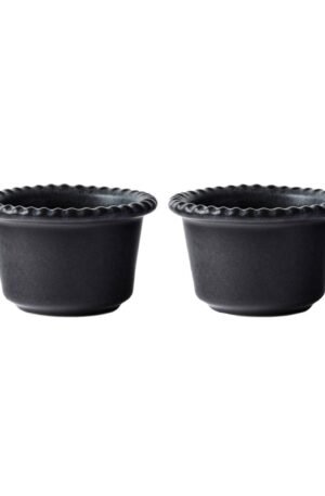 PotteryJo Daria pieni kulho Ø 12 cm, 2-pakkaus Ink black