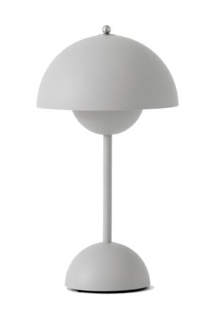 &Tradition Flowerpot kannettava pöytävalaisin VP9 Matt light grey