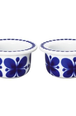 Rörstrand Mon Amie -munakuppi 2-pakkaus Valkoinen-sininen