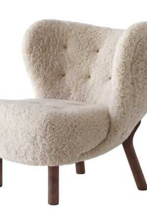 &Tradition Little Petra VB1 -nojatuoli Saksanpähkinä-Moonlight