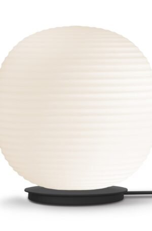 New Works Lantern Globe -lattiavalaisin large Frosted white opal glass
