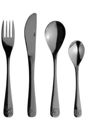 Aida Aida lasten aterimet 4 osaa Black