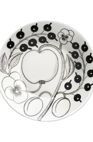 Arabia Paratiisi aluslautanen Ø 14 cm kahvikupille 18 cl Musta