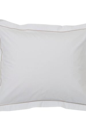 Lexington Hotel Percale tyynyliina 50x60 cm Valkoinen-Vaaleanbeige