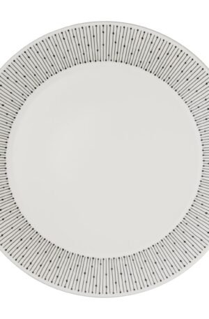 Arabia Mainio Sarastus -lautanen Ø 25 cm Musta-valkoinen