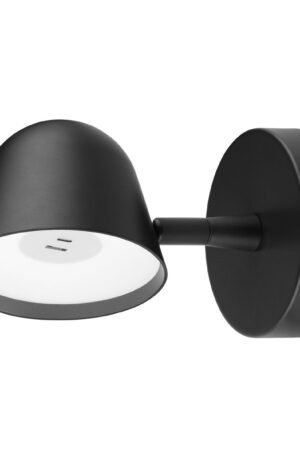 Ateljé Lyktan Charge seinävalaisin Ø 11,8 cm Musta