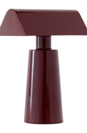 &Tradition Caret MF1 portable -pöytävalaisin Dark burgundy