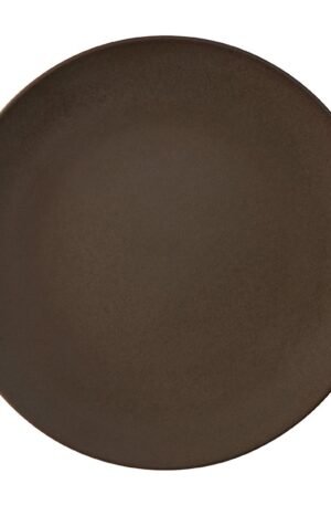 Aida Ceramic Workshop leipälautanen Ø19,5 cm Chestnut-matte brown