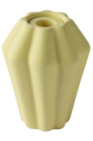 PotteryJo Birgit maljakko/kynttilälyhty 14 cm Pale Yellow