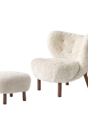 &Tradition Little Petra VB1 -nojatuoli sis. rahi ATD1 Öljytty saksanpähkinä-Moonlight