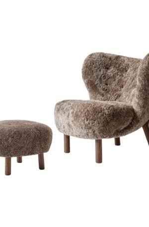 &Tradition Little Petra VB1 -nojatuoli sis. rahi ATD1 Öljytty saksanpähkinä-Sahara