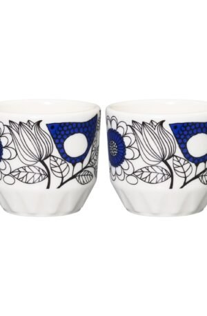 Arabia Paisoaali muna kuppi 2-pakkaus Sininen