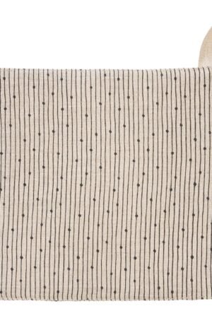 Arabia Mainio Sarastus patalappu Luonnonvalkoinen-musta