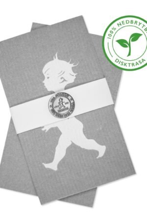 Solstickan Design Solstickan tiskirätti 2-pakkaus Harmaa