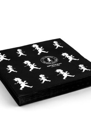 Solstickan Design Solstickan servetti 33 x 33 cm 20-pakkaus Musta