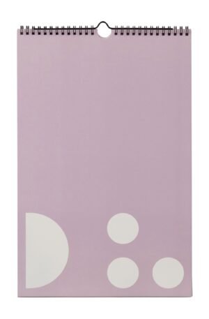 Design Letters Design Letters -kuukausikalenteri Lavender