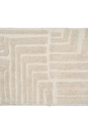 Classic Collection Field kylpyhuoneen matto 60 x 90 cm White