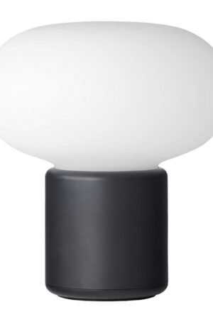 New Works Karl-Johan pöytävalaisin kannettava Cold black