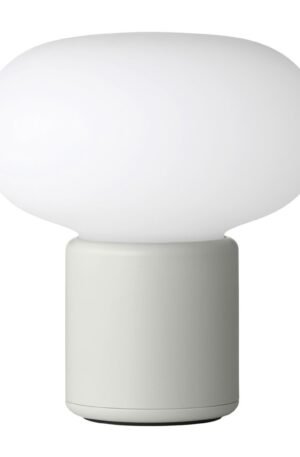 New Works Karl-Johan pöytävalaisin kannettava Light grey