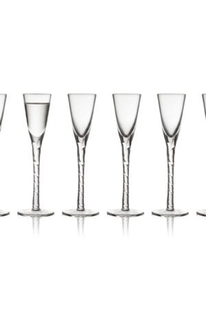 Lyngby Glas Paris snapsilasi 2,5 cl 6-pakkaus Kirkas