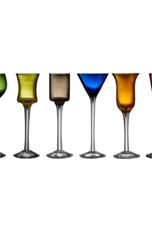 Lyngby Glas Lyngby Glas -snapsilasi 2,5–5 cl 6 osaa Mix