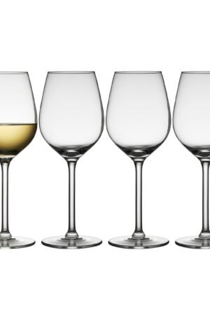 Lyngby Glas Juvel valkoviinilasi 38 cl 4-pakkaus Kirkas