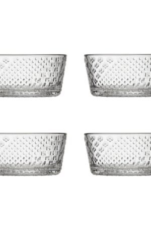 Iittala Tundra kulho 25 cl 4-pakkaus Kirkas