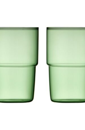 Lyngby Glas Torino juomalasi 40 cl 2-pakkaus Green