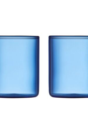 Lyngby Glas Torino shottilasi 6 cl 2-pakkaus Blue