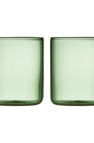 Lyngby Glas Torino shottilasi 6 cl 2-pakkaus Green