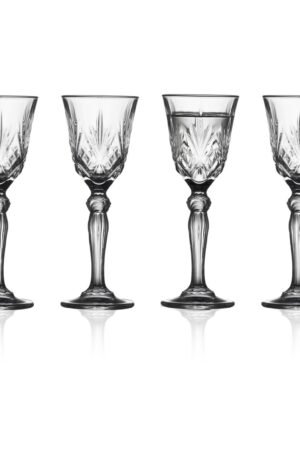 Lyngby Glas Melodia snapsilasi 5 cl 4-pakkaus Clear