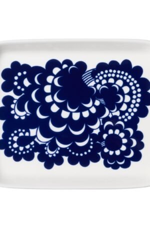 Arabia Esteri lautanen 15x19 cm Sininen-valkoinen