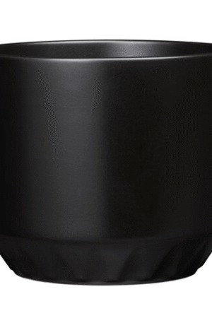 Arabia Ilona ruukku Ø12x10 cm Mattamusta