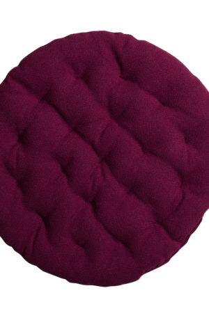 Linum Pepper istuintyyny Ø37 cm Burgundinpunainen