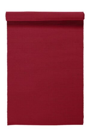 Linum Uni pöytäliina 45x150 cm Punainen