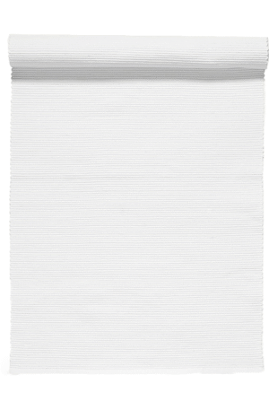 Linum Uni pöytäliina 45x150 cm Valkoinen