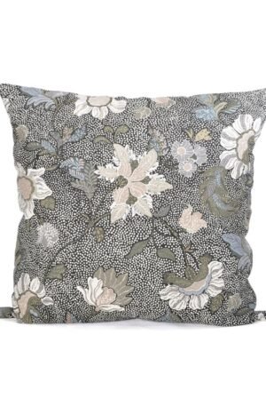 Ceannis Flower tyynynpäällinen 50x50 cm Musta